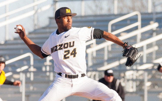 Reggie McClain dominated in an 8.1 inning outing. Photo courtesy Mizzou Tigers Athletics